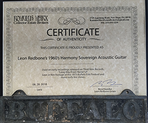 Acoustic Guitar Certificate