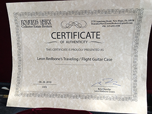 Flight Case Certificate